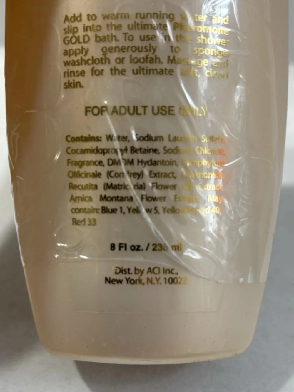 PHEROMONE MARILYN MIGLIN WOMEN PERFUMED BATH & SHOWER GEL 8oz 236 ML NEW